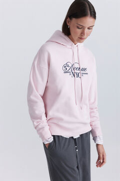 Springfield Sweatshirt com capuz e mensagem