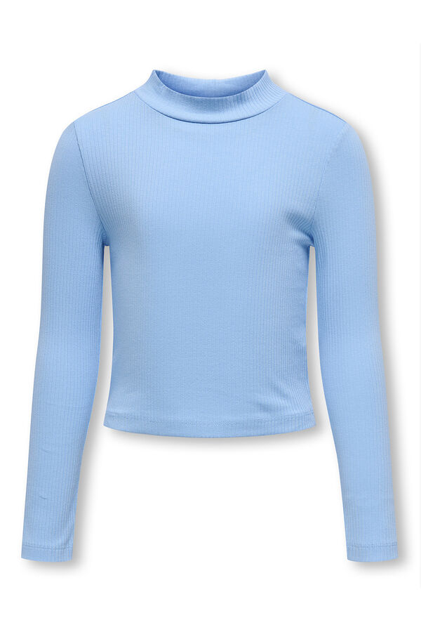 Only Girls Girl's long sleeve -shirt blue