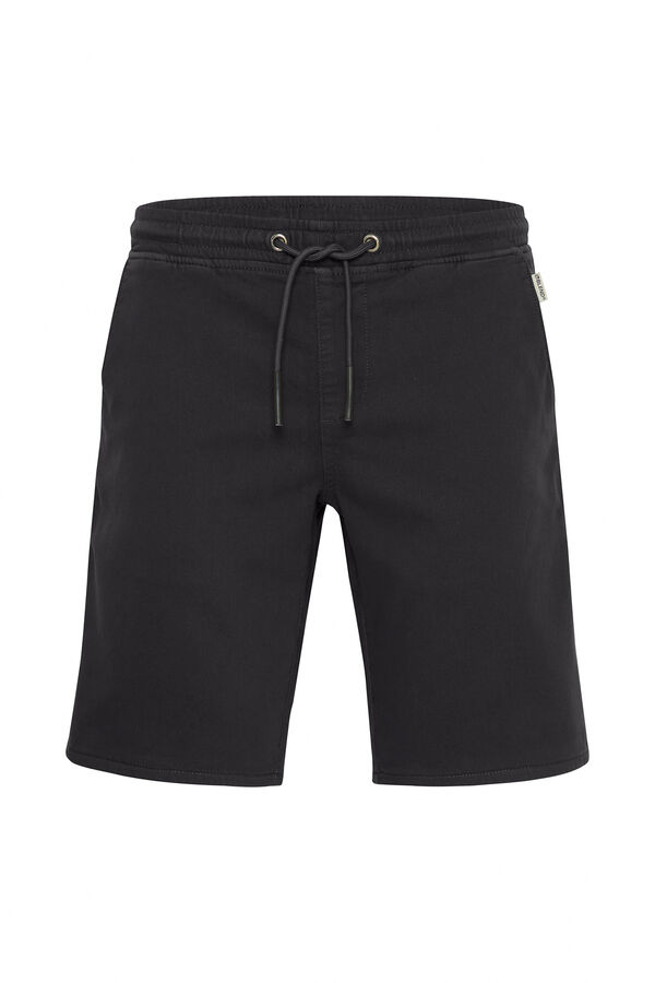 Springfield Jogg denim Bermuda shorts - Regular fit crna