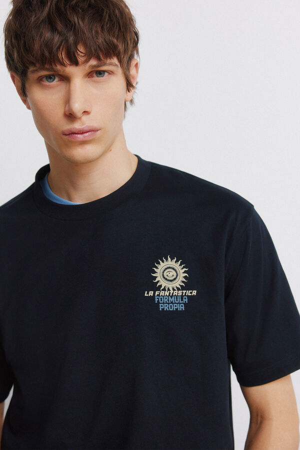 Springfield T-shirt FANTASTIC blue