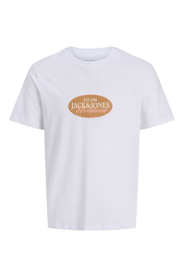 Jack & Jones Junior Basic logo T-shirt white