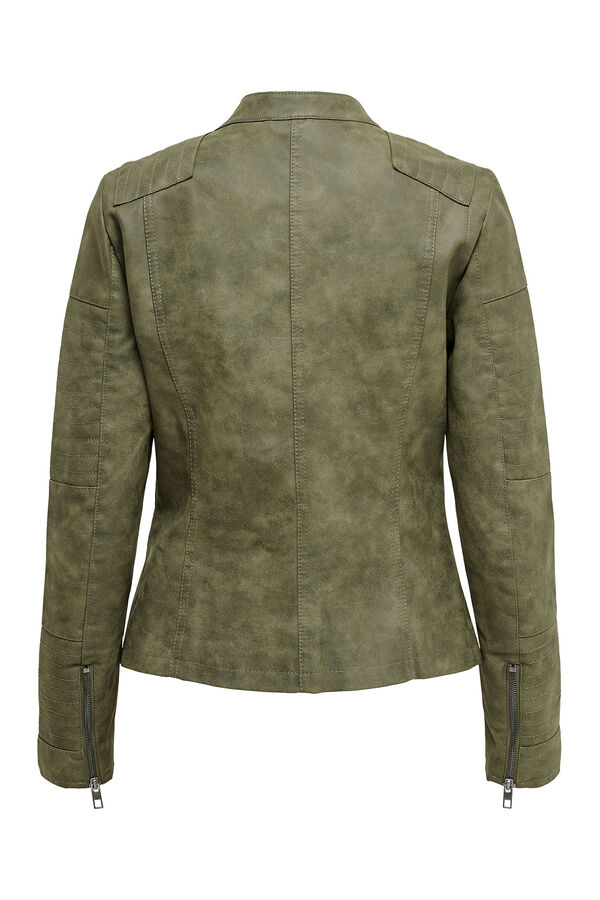 Springfield Biker jacket with zip fastening gris foncé