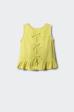 Springfield Kids Top de lino con lazos ni&ntilde;a