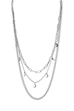 Springfield Women's combined necklace gris