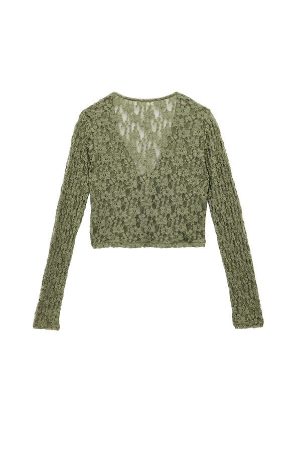 Koton Lace cardigan top imprim&eacute;