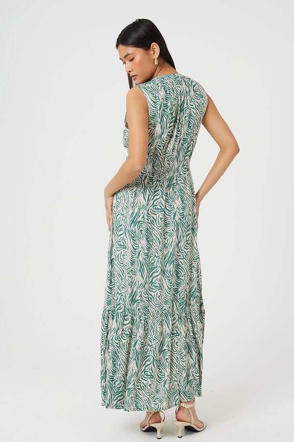 Brave Soul Vestido largo sin mangas estampado estampado