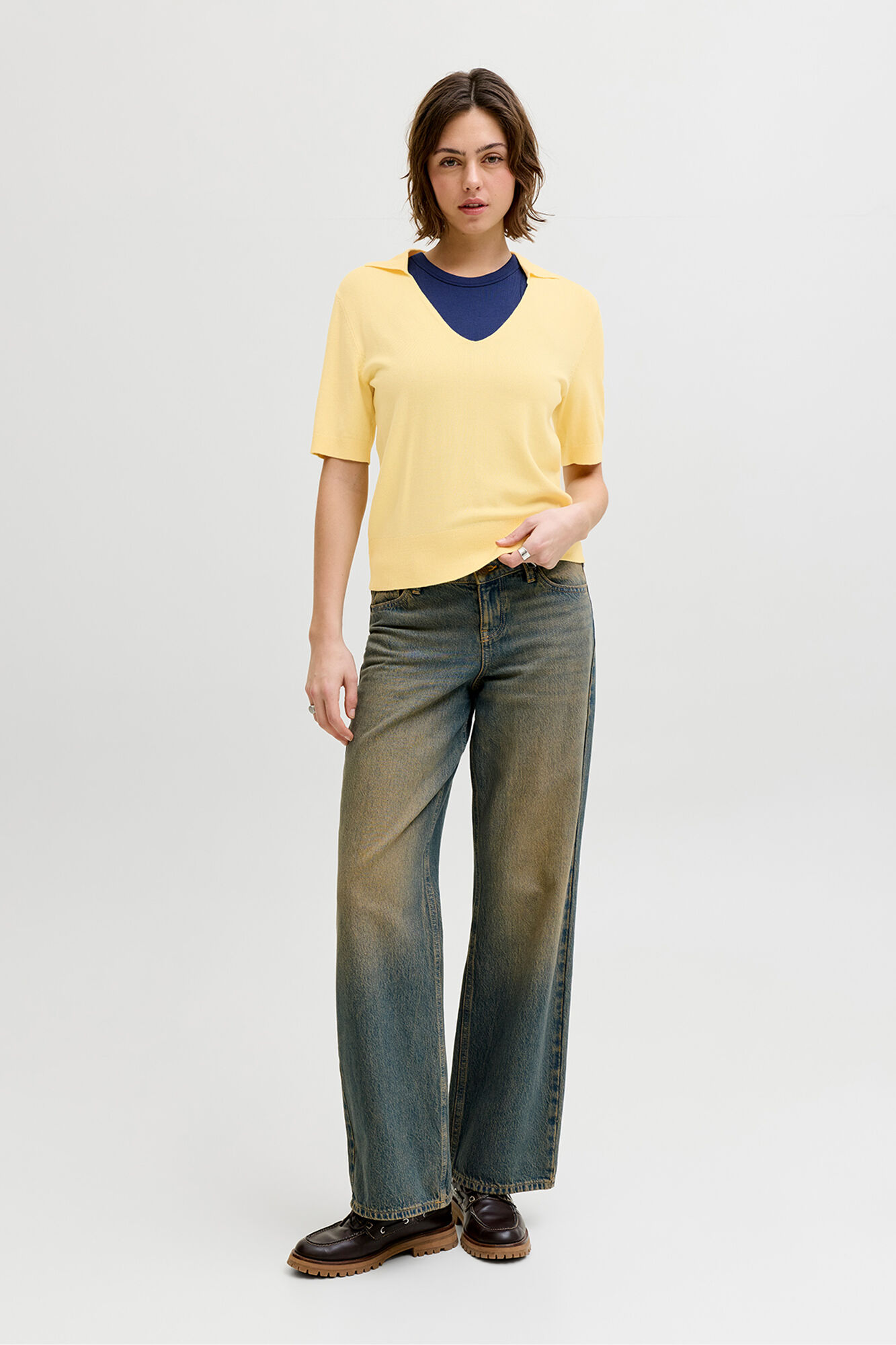 Jack & Jones Polo de malha de manga curta regular