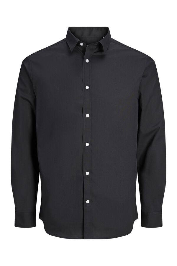JJ REBEL Serge slim fit shirt black