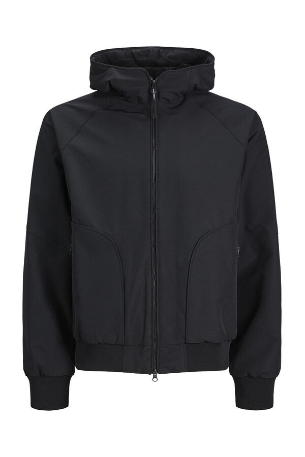 Jack & Jones Chaqueta bomber capucha negro