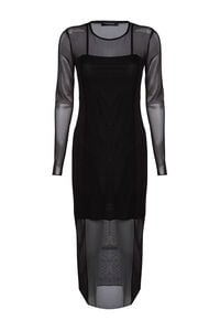 Trendyol Vestido midi ajustado