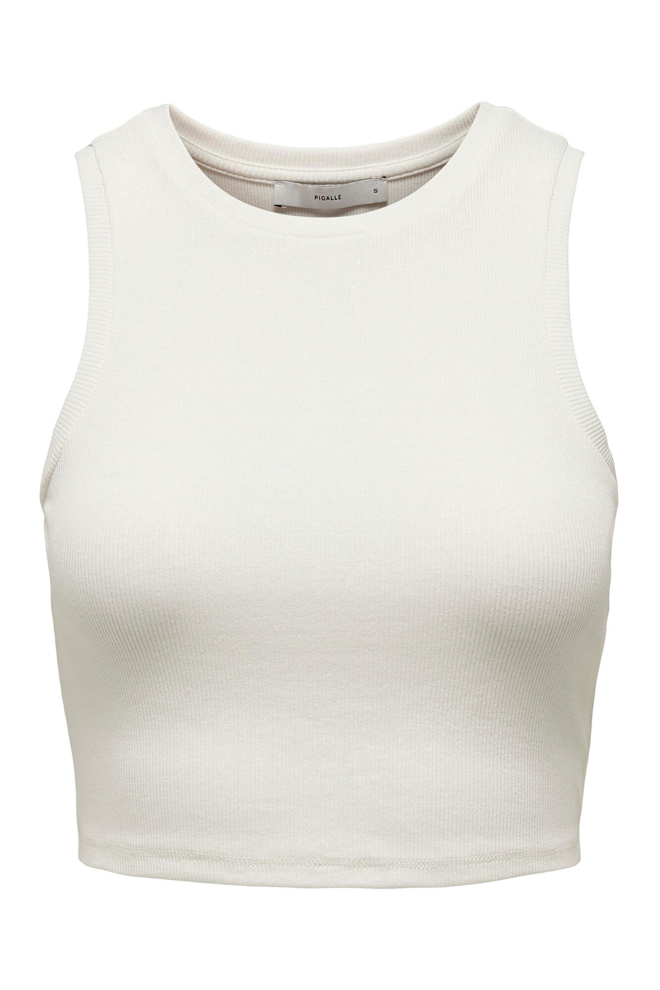 Only Top canelado gola halter