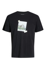 Jack & Jones Regular fit printed t-shirt Crna
