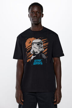 Springfield Star Wars Stormtrooper póló fekete