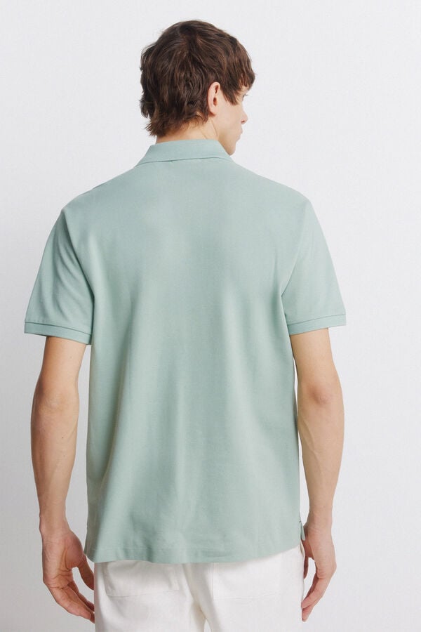 Springfield Basic regular fit polo shirt SPRINGFIELD green