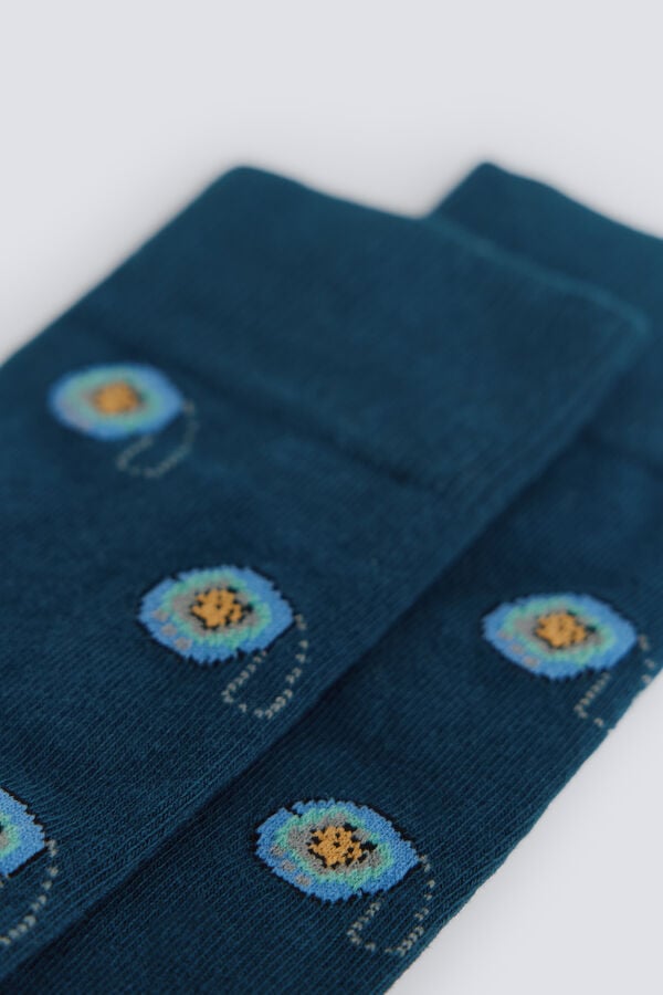 Springfield Tamagochi long sock blue