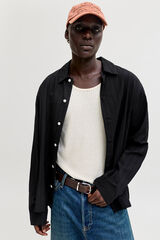 Jack & Jones Camisa textura negro