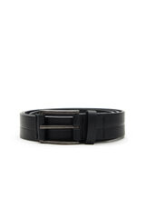 Inside faux leather dress belt black
