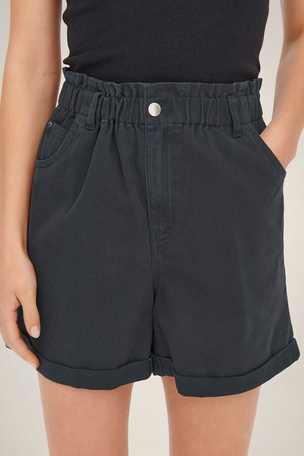 JDY Mom fit short grey
