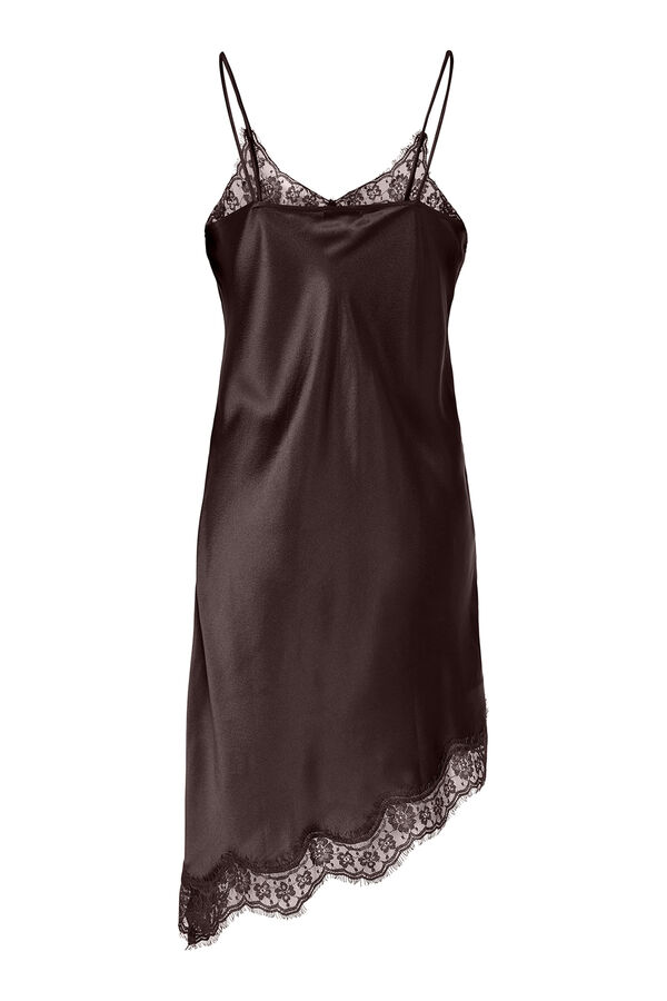 JDY Short slip dress nude