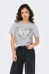 JDY Short-sleeved T-shirt Siva