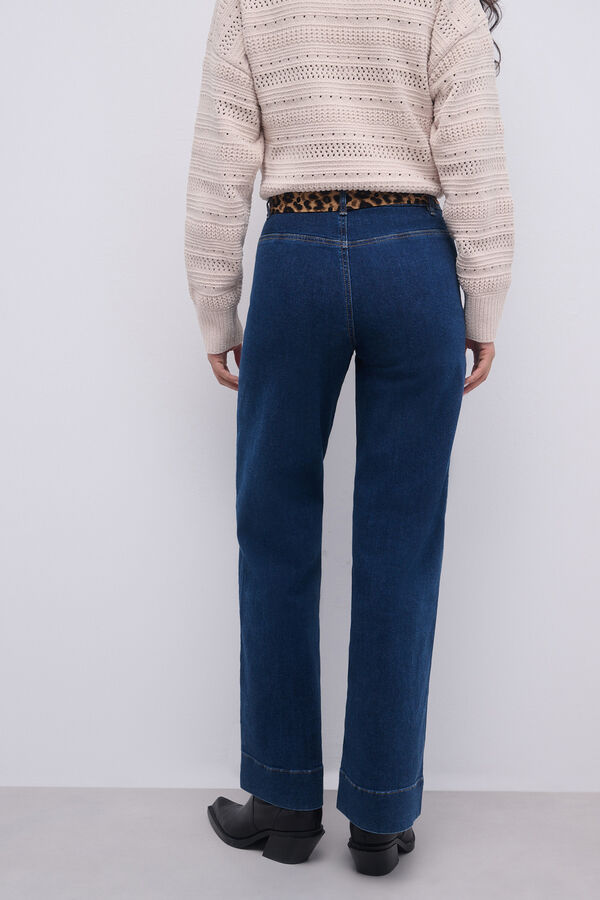Only Jeans wide leg azul
