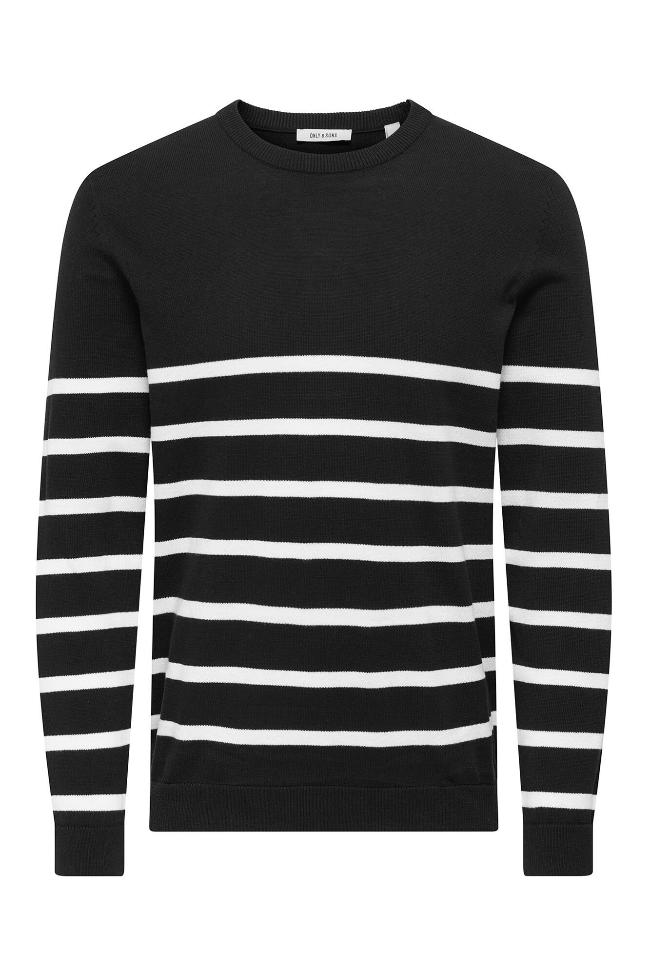 Only & Sons Su&eacute;ter liso de gola redonda