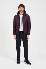 Brave Soul Quilted jacket with hood printed