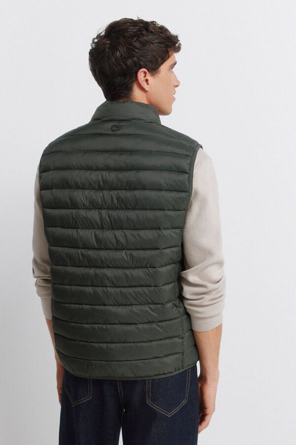 Springfield Colete acolchoado Caqui escuro