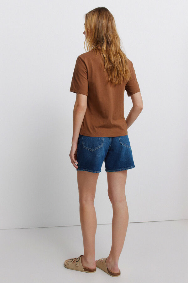 Springfield Bermuda en denim bleu