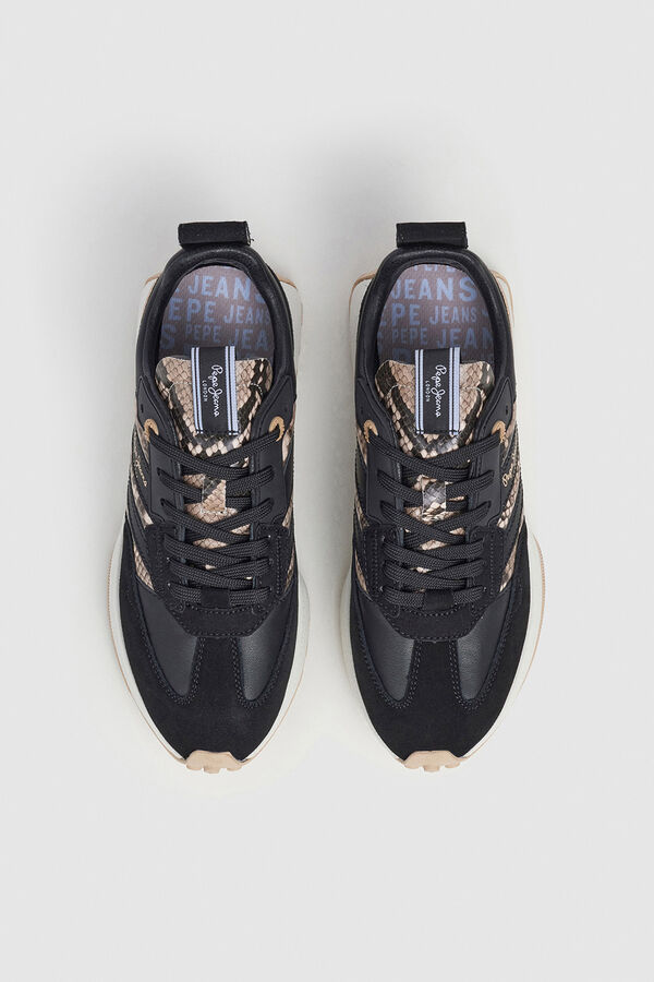 Pepe Jeans Zapatillas Detalles Purpurina negro