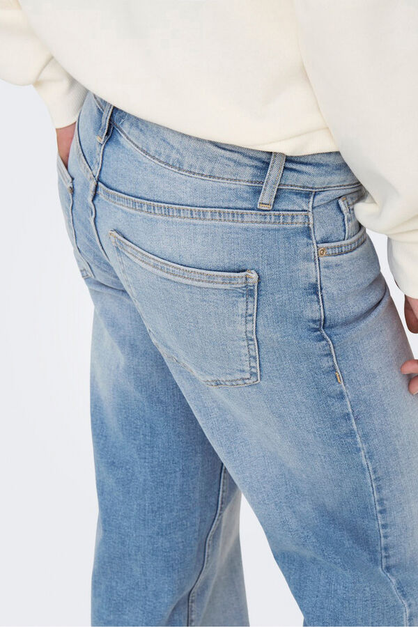 Only Jeans wide azul