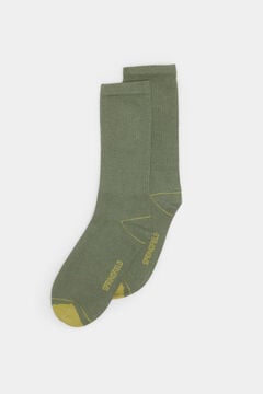 Springfield Essential ribbed socks dark gray