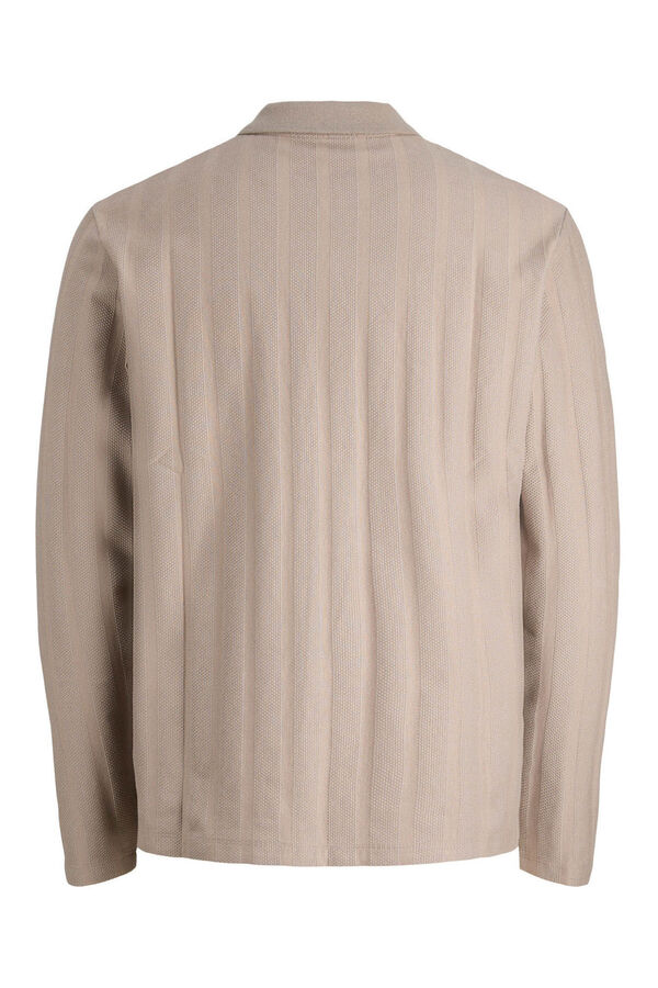 JJ REBEL long sleeve polo shirt grey