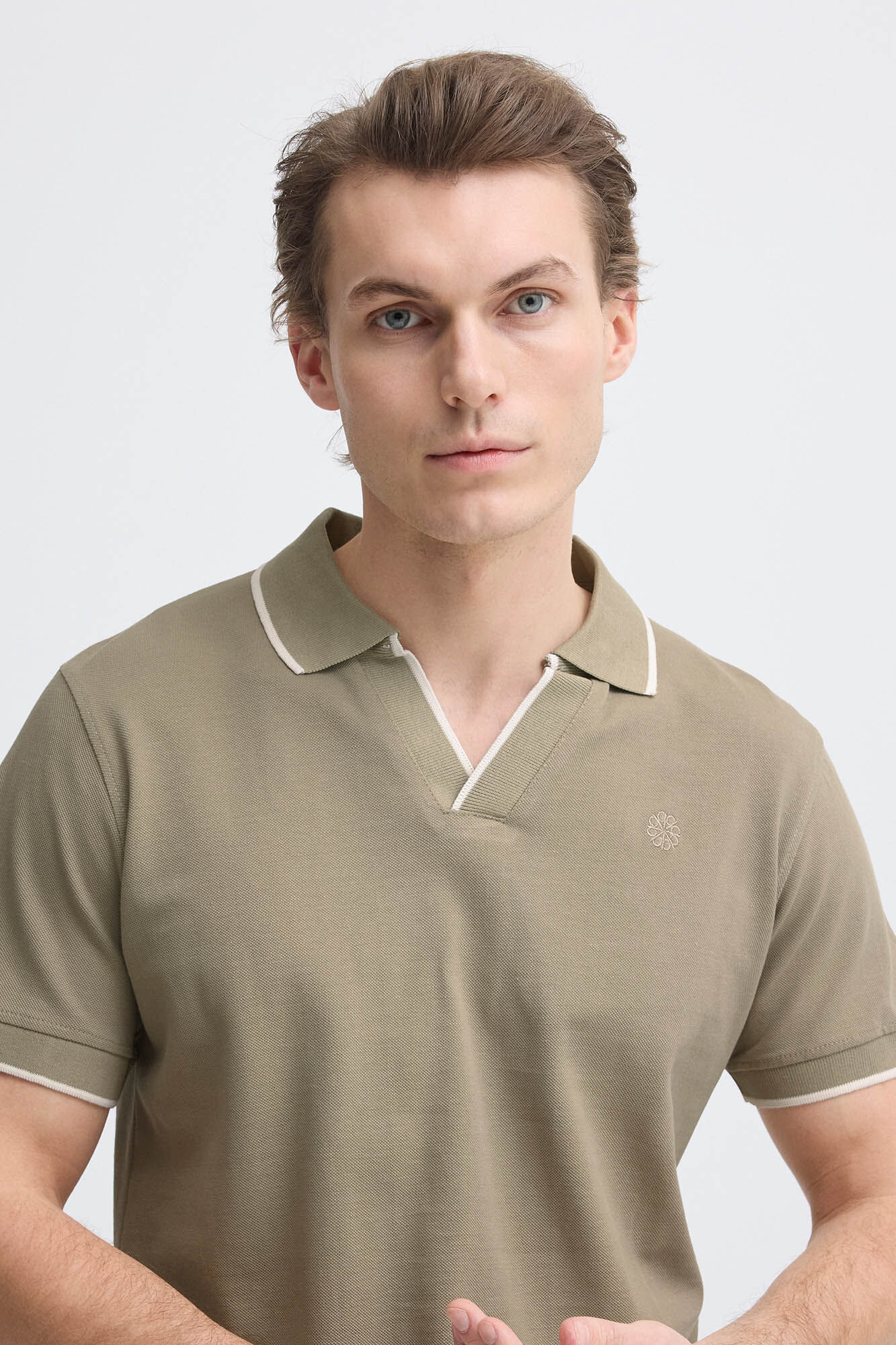 Blend Polo piqu&eacute; de manga curta