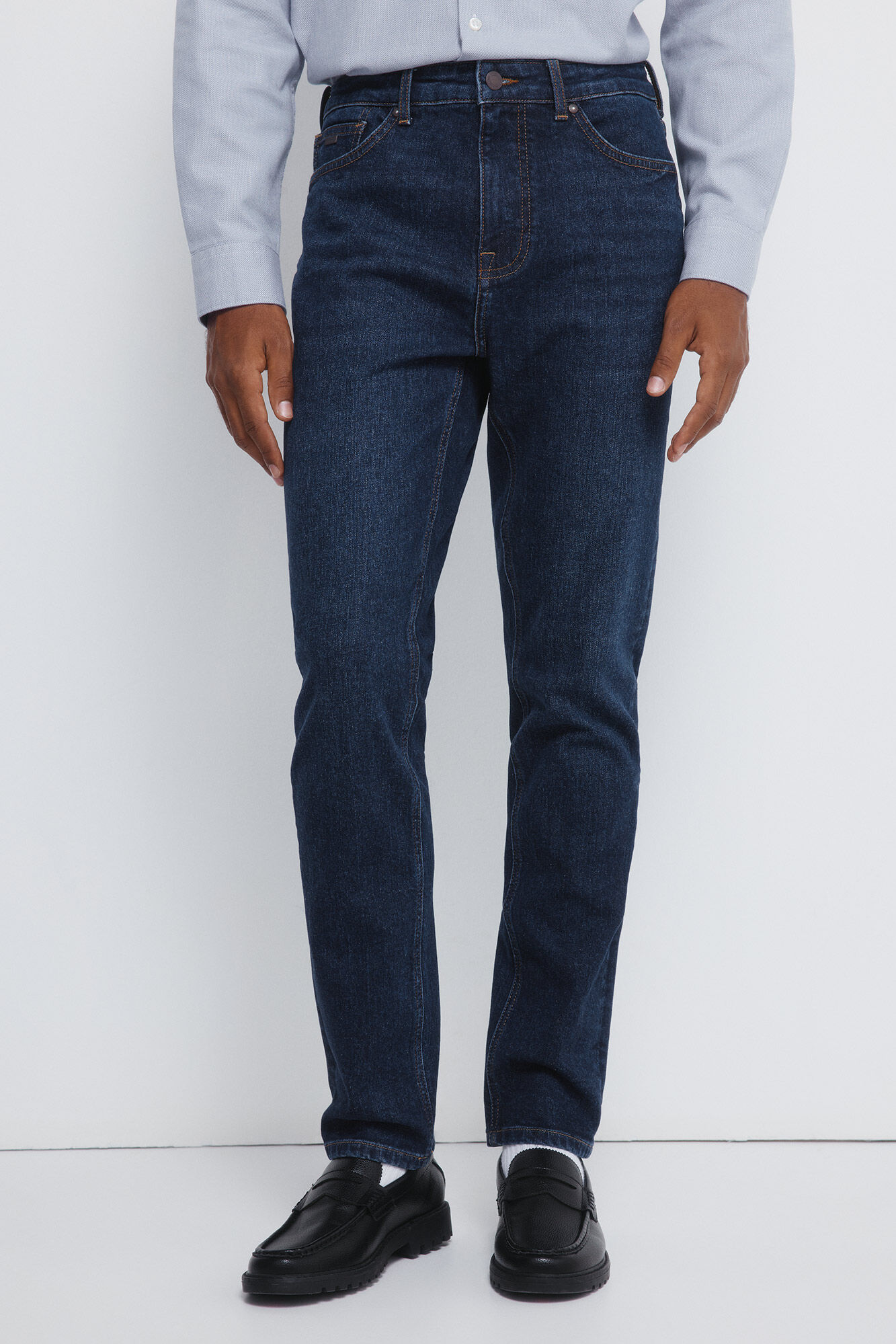 Springfield Jeans lavado oscuro slim fit