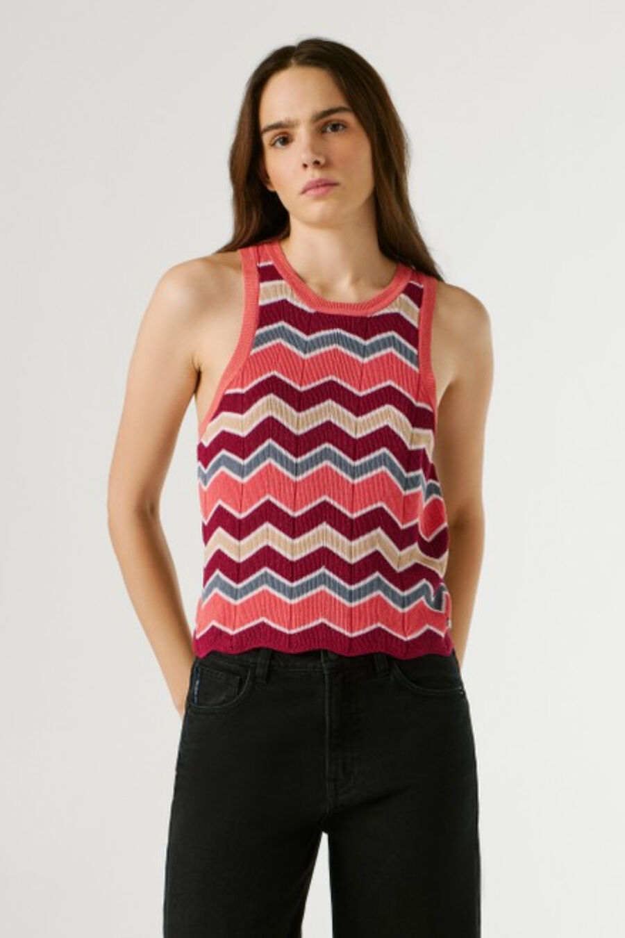 Camiseta manga corta cuello redondo