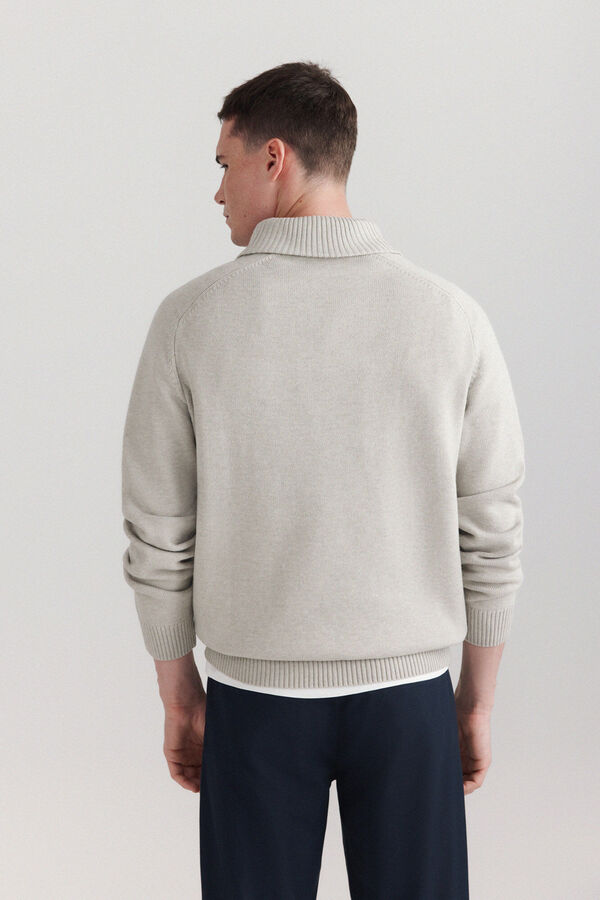 Springfield Soft smoking neck jumper nude