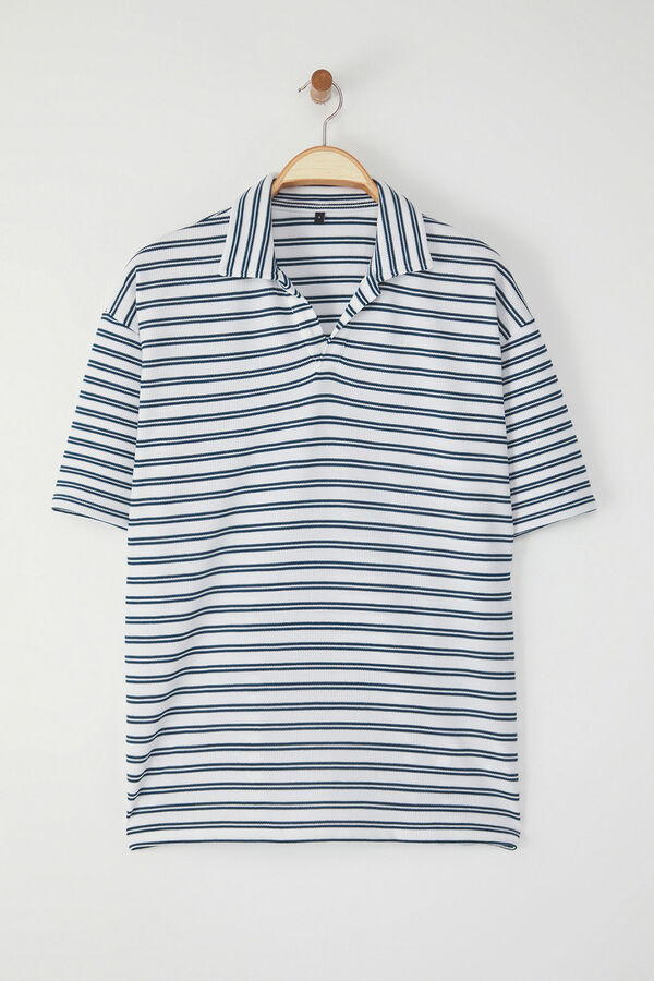 Trendyol Short sleeve polo shirt Bež