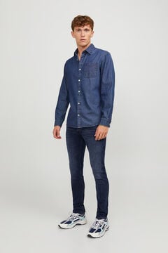 Springfield Slim-Fit-Jeans Blau