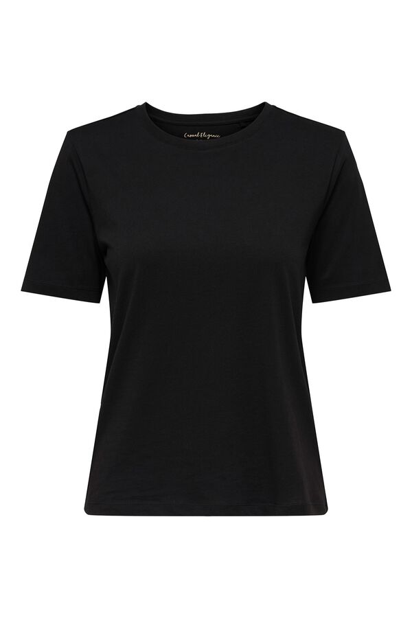 Only T-shirt de manga curta preto