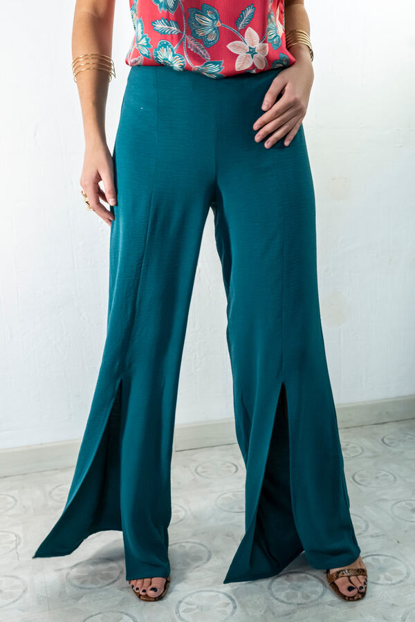 Cul Sac Slit trousers green