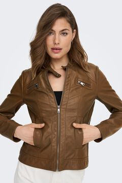 Only Chaqueta biker piel vegana