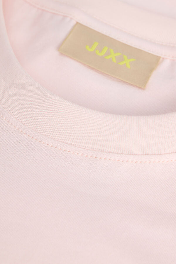 Jack & Jones Camiseta boxy print rosa