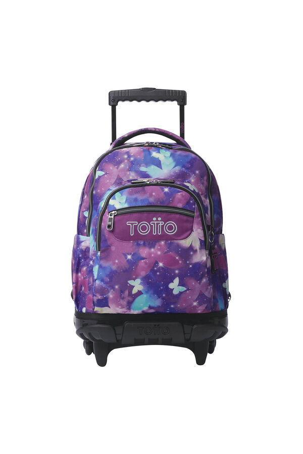 Totto Mochila Renglones Glitter morado/lila