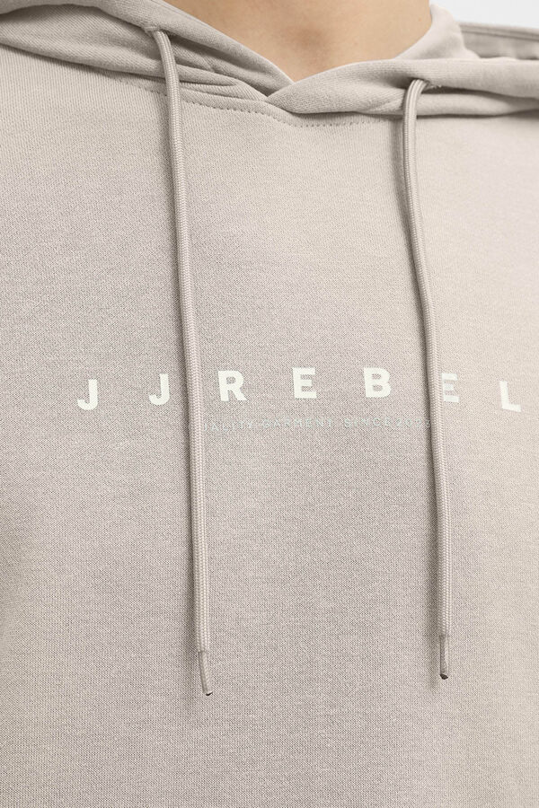 JJ REBEL Essential hooded sweatshirt grey