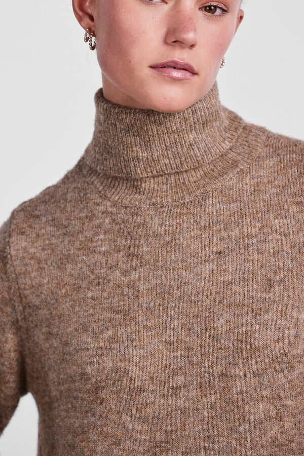 Pieces Long jersey-knit dress blue