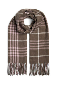 Pieces Bufanda b&aacute;sica larga con flecos