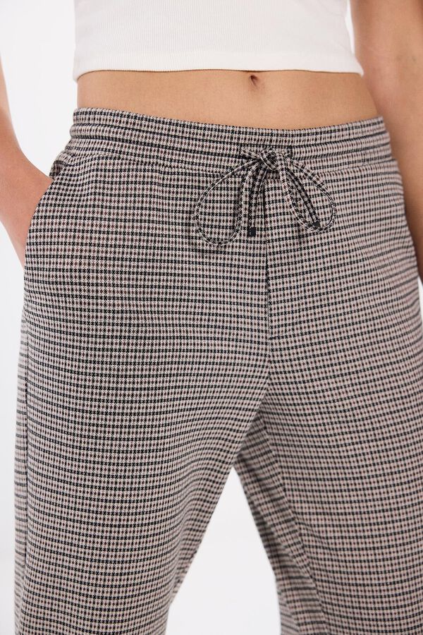 Springfield Calça jogger ponto circular cinza claro