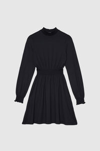 Inside Lang&auml;rmelig Kleid mit Ausschnitt