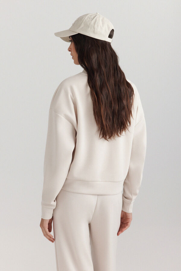 Springfield Soft touch sweatshirt beige